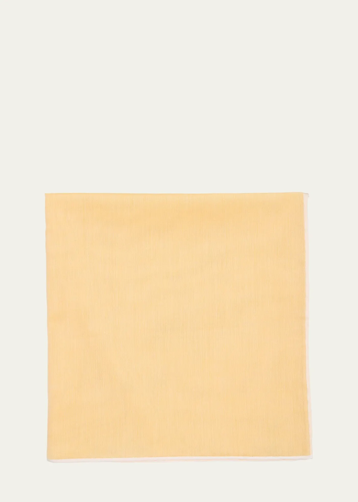 Simonnot GodardMen's Cotton Satin-Edge Pocket Handkerchief