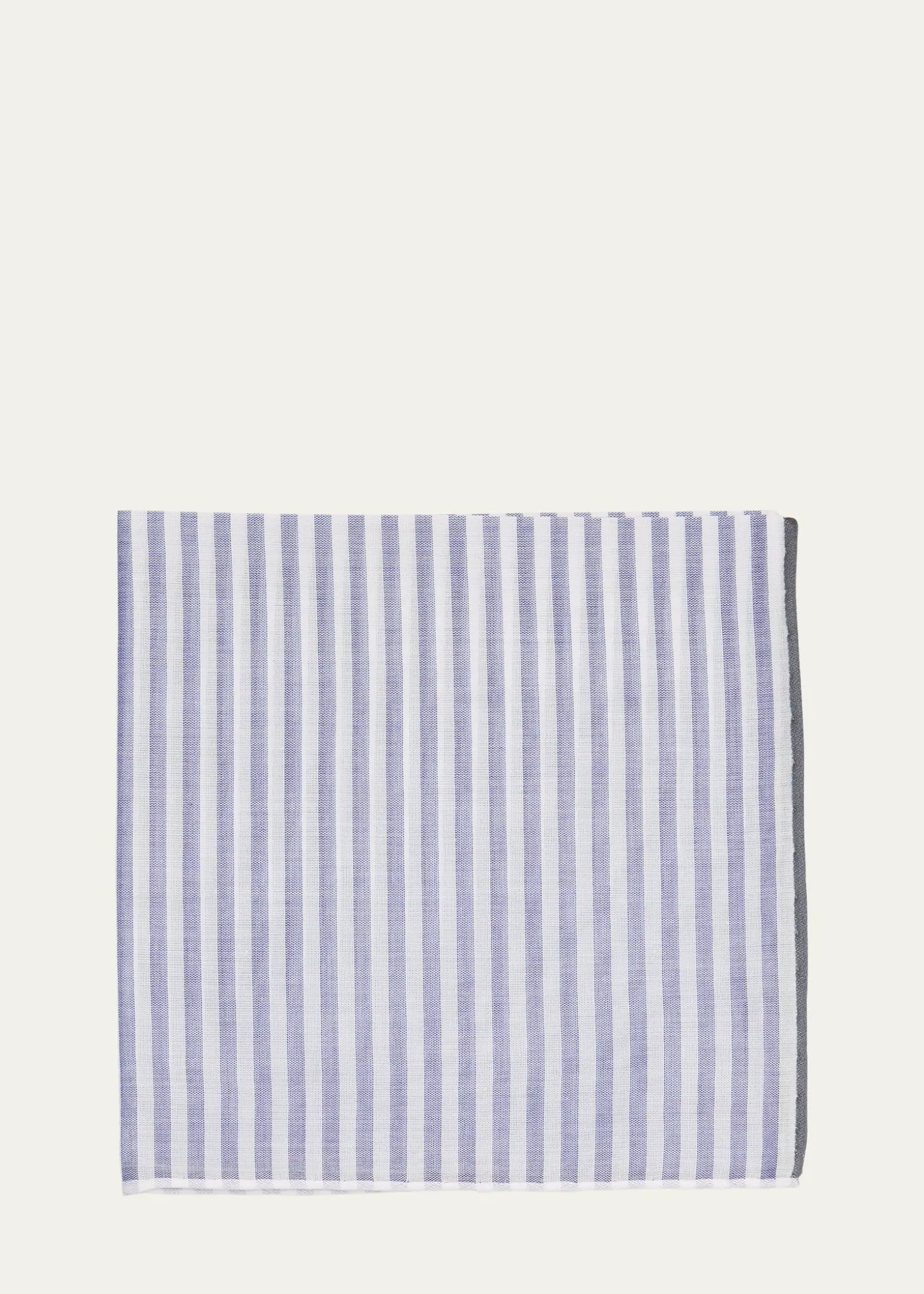 Simonnot GodardMen's Cotton Woven Color Edge Handkerchief