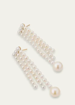 Sophie Bille Brahe14K Yellow Gold Freshwater Pearl Earrings