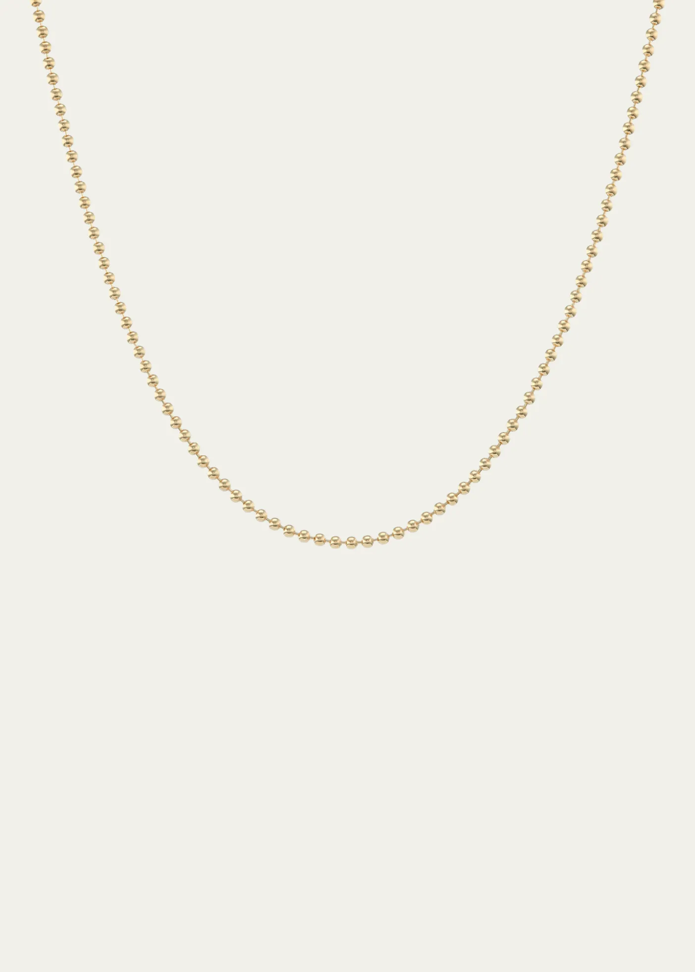Sorellina18K Yellow Gold 2mm Ball Chain Necklace, 18"L