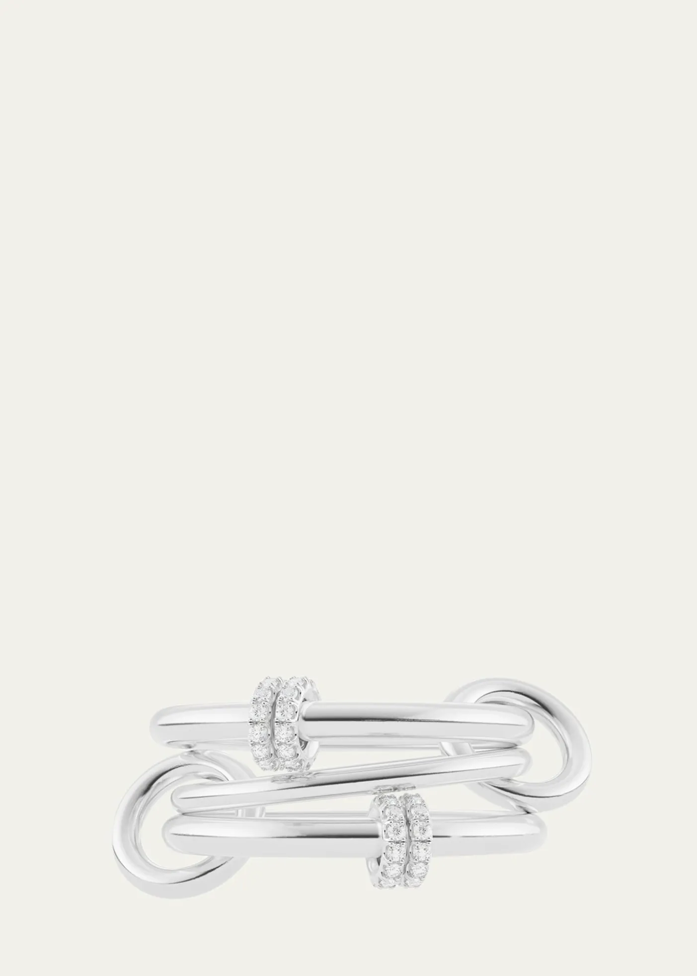 Spinelli KilcollinJovie Sterling Silver Diamond Pave Ring