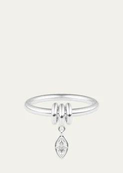Spinelli KilcollinPia Sterling Silver Marquise Diamond Ring