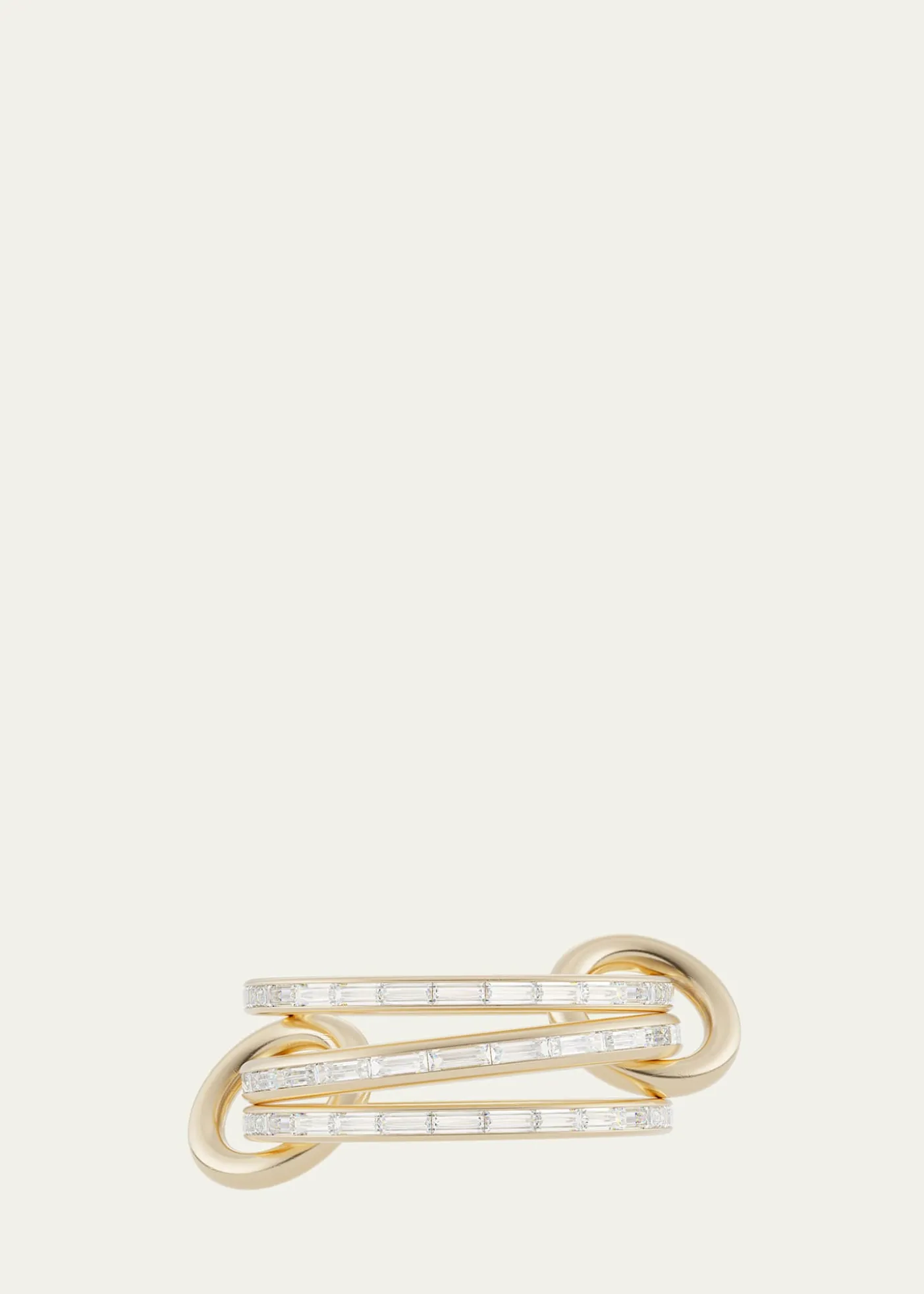 Spinelli KilcollinSeraph 18K Yellow Gold Baguette Diamond Ring