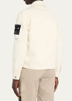 Stone IslandMen's Light Bull Denim-TC Jacket