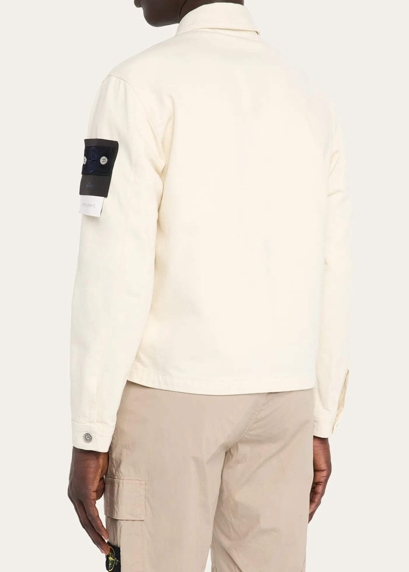 Stone IslandMen's Light Bull Denim-TC Jacket