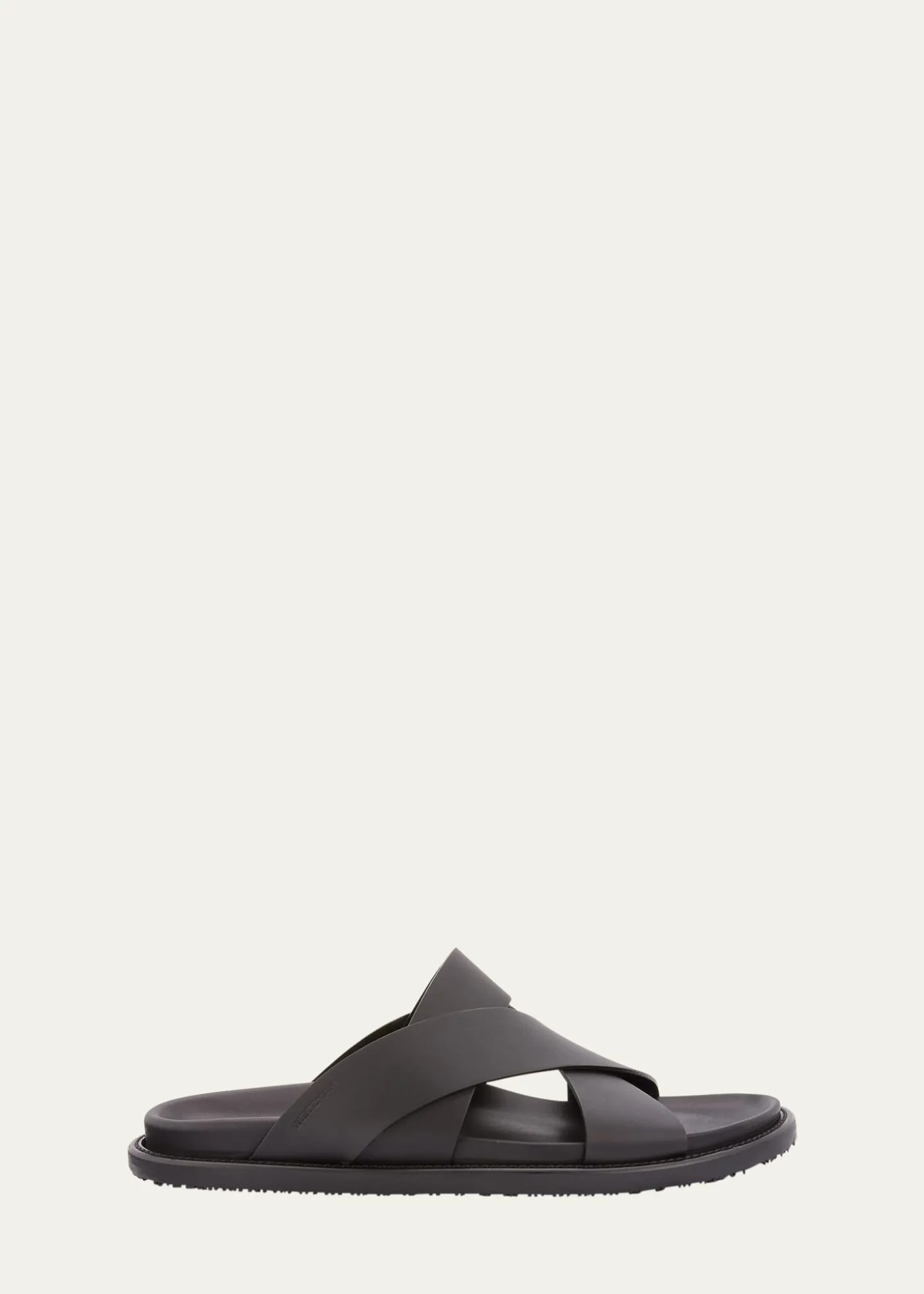 Stuart WeitzmanMen's Berkley Leather Criss-Cross Slide Sandals