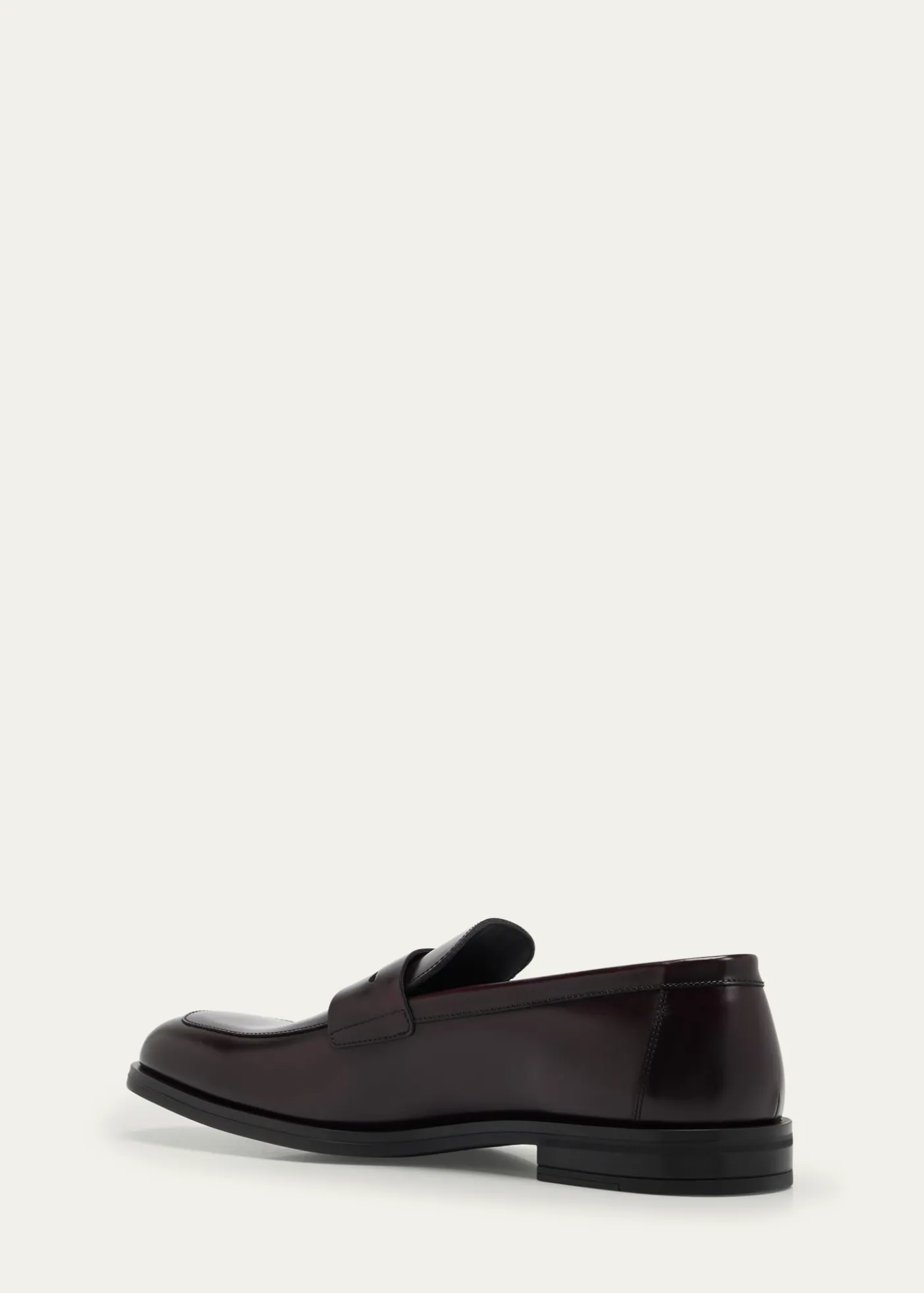 Stuart WeitzmanMen's Club Burnished Leather Penny Loafers