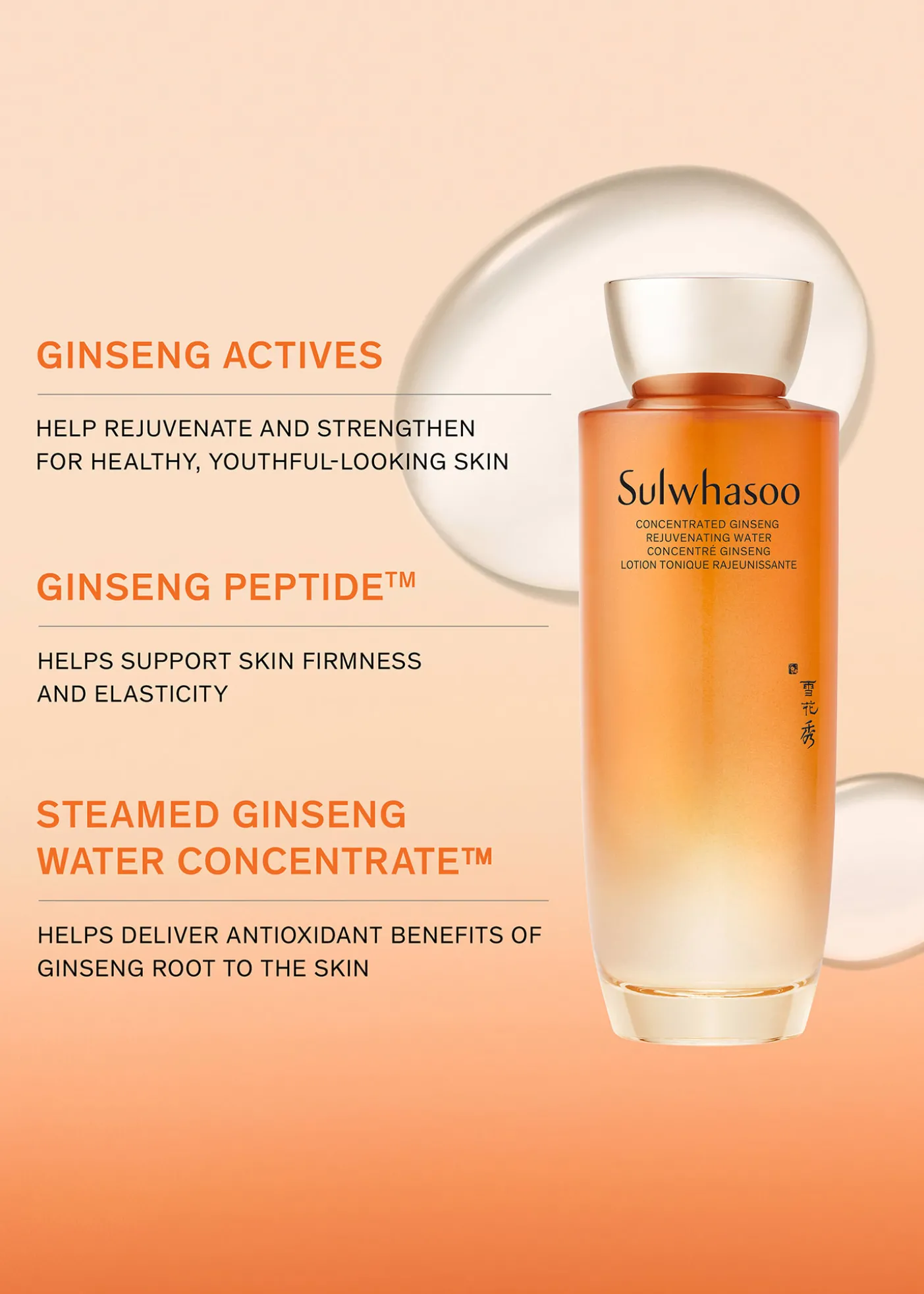 SulwhasooConcentrated Ginseng Renewing Water, 5 oz.