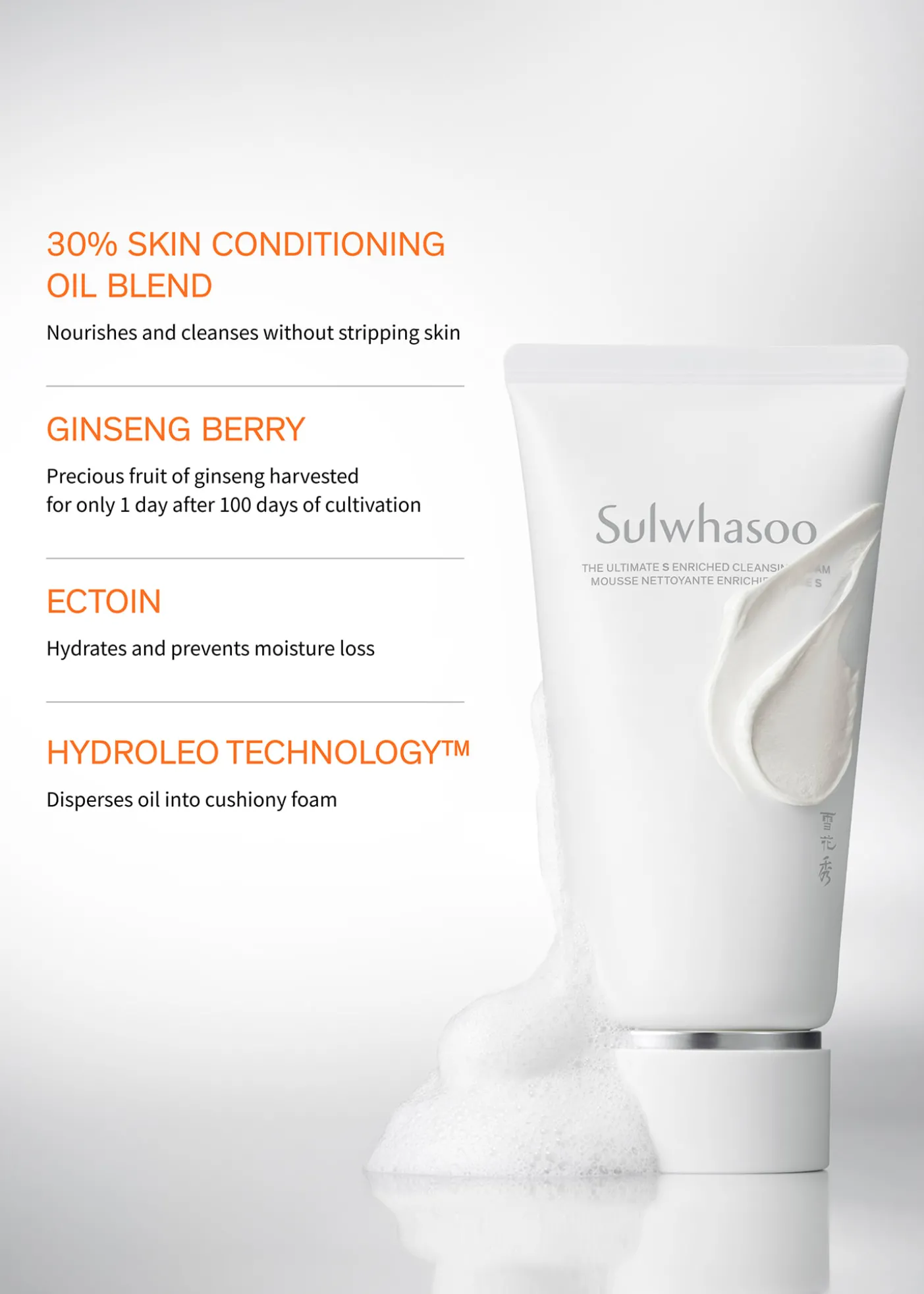 SulwhasooThe Ultimate S Enriched Cleansing Foam, 5.29 oz.