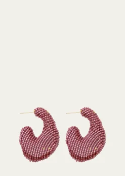 Susana VegaAria Beaded Hoop Earrings