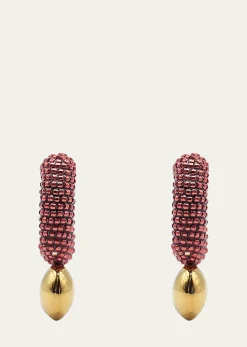 Susana VegaOrigen Hoop Earrings, Grapefruit