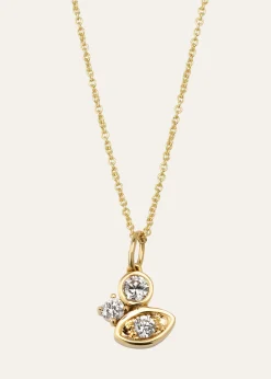 Sydney EvanDiamond Marquise Eye Cluster Charm Necklace