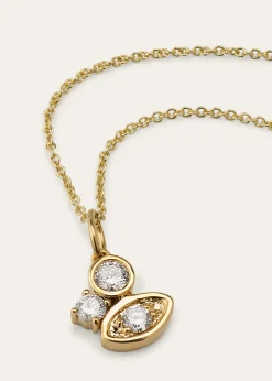 Sydney EvanDiamond Marquise Eye Cluster Charm Necklace