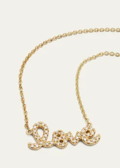 Sydney EvanGold Diamond Love Necklace, Small