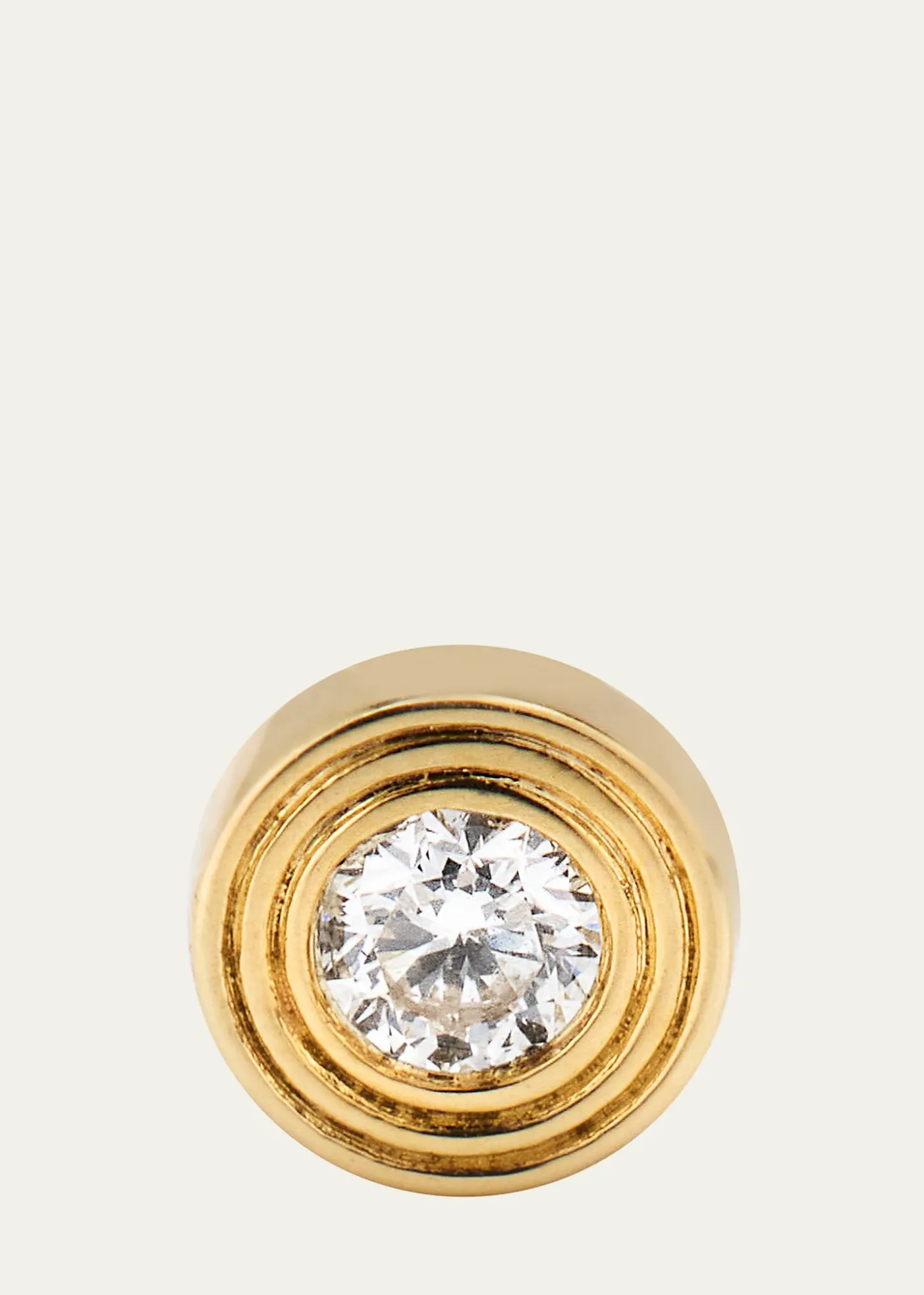 Sydney Evan14k Fluted Diamond Stud Earring, Single