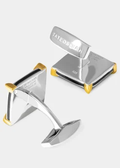 TateossianMen's Two-Tone Seymchan Pallasite Meteorite Cufflinks