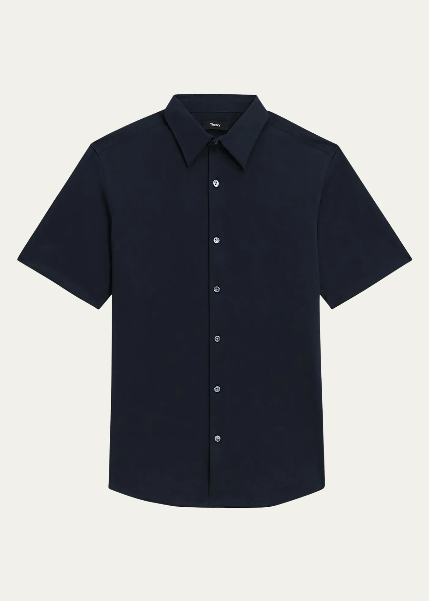 TheoryMen's Irving Short Sleeve Shirt in Structure Knit