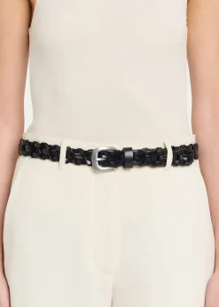 THE ROWCord Woven Leather Belt