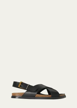THE ROWLeather Buckle Sandals