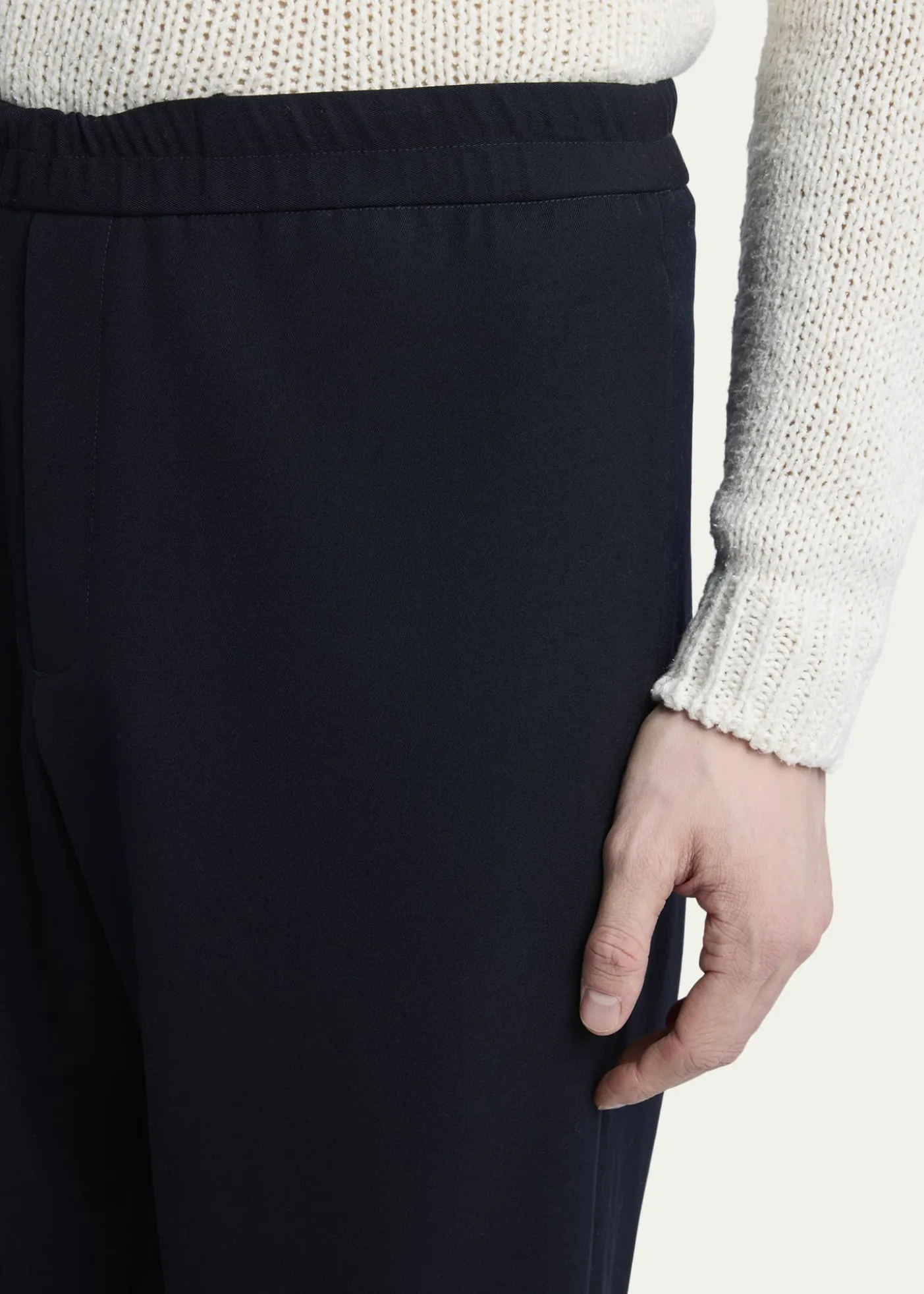 THE ROWMen's Ari Wool Gabardine Pants