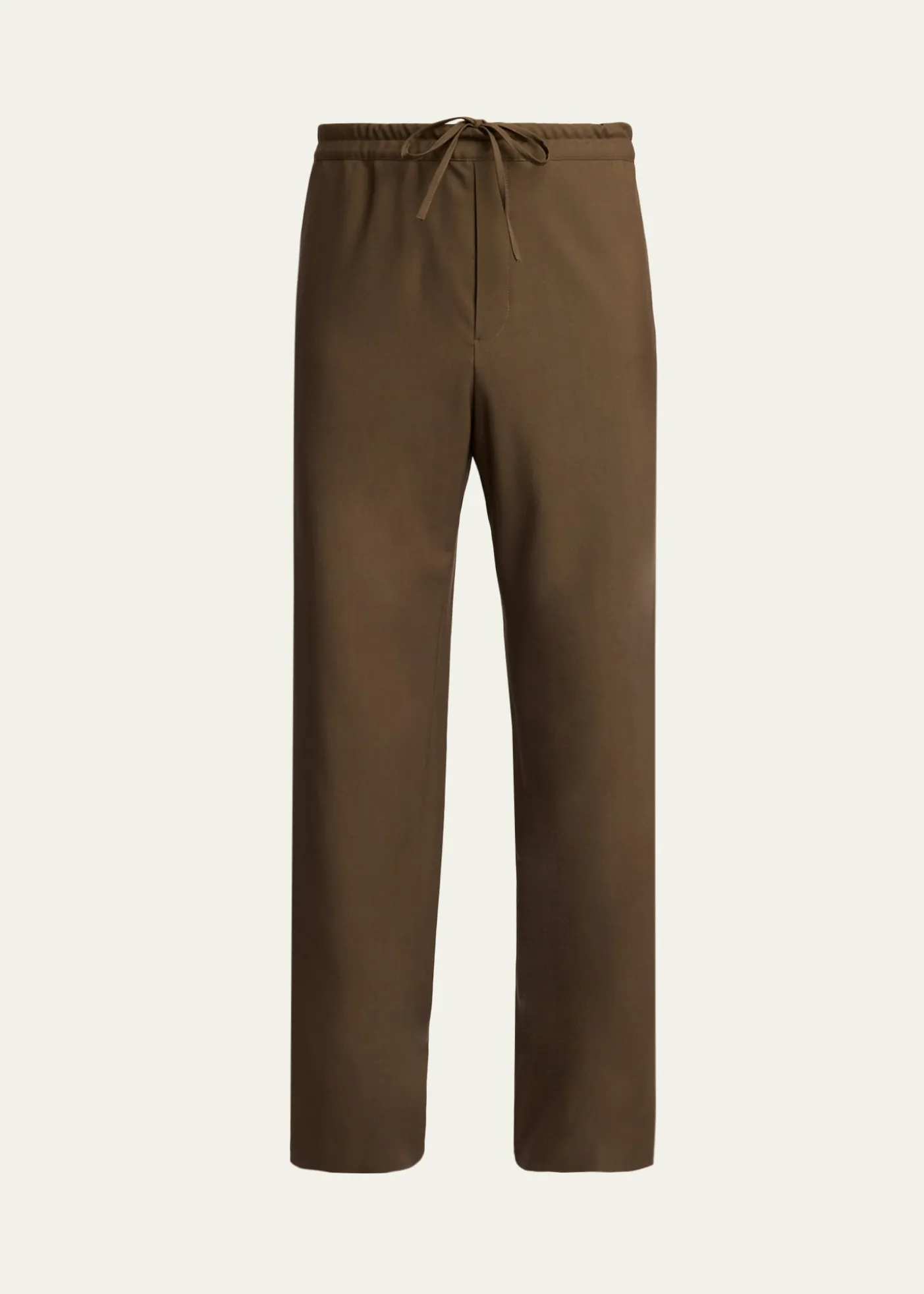 THE ROWMen's Ari Wool Wide-Leg Drawstring Pants
