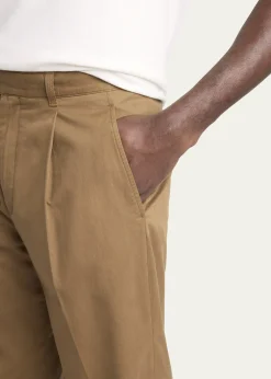 THE ROWMen's Belamy Cashmere and Cotton Pleated Pants