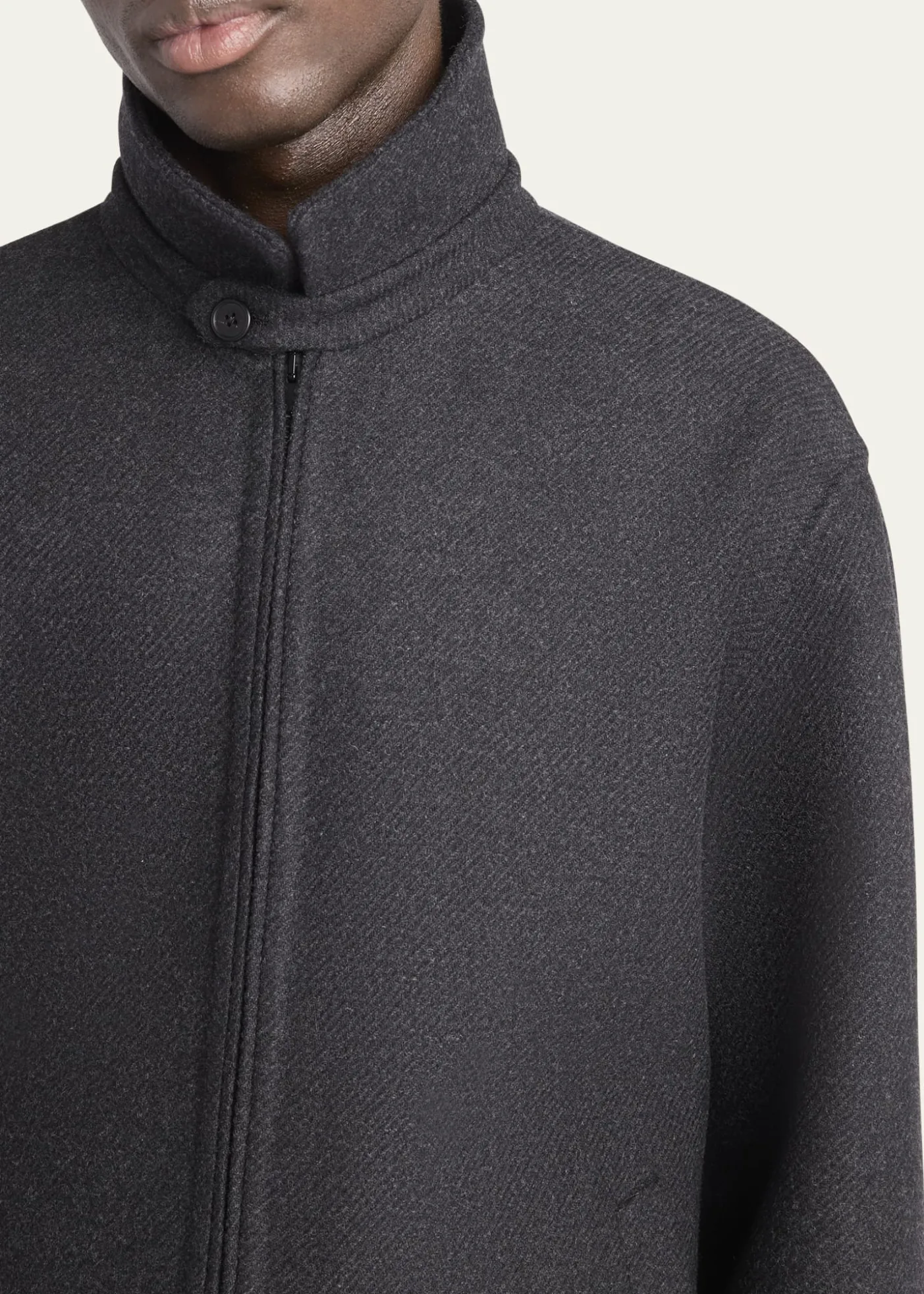 THE ROWMen's Dantes Melton Wool Full-Zip Bouson