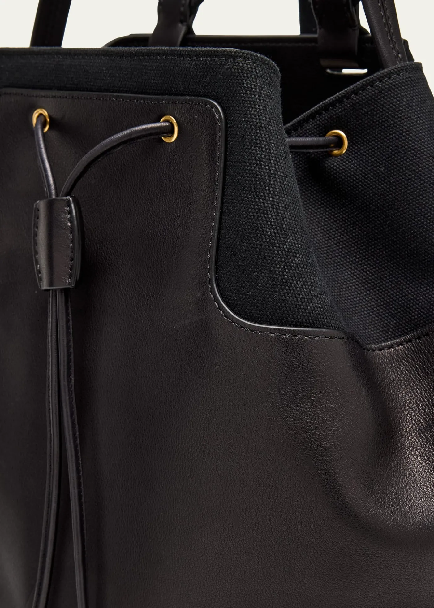 THE ROWMen's Spring 11 Canvas and Leather Backpack