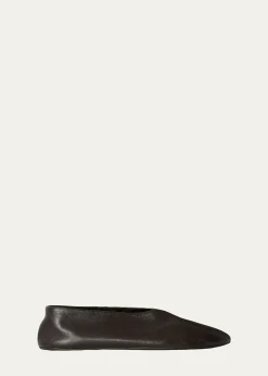 THE ROWStella Leather Slippers
