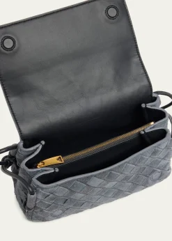 THIS ITEM IS NOT AVAILABLE.Bottega VenetaNotturno Suede Crossbody Pouch Bag