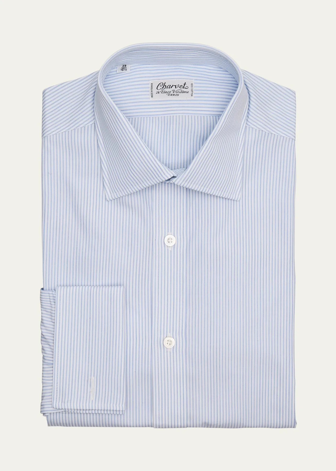 THIS ITEM IS NOT AVAILABLE.CharvetMen's Cotton Thin Stripe Dress Shirt