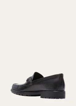THIS ITEM IS NOT AVAILABLE.FerragamoMen's David Leather Lug-Sole Loafers