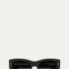 THIS ITEM IS NOT AVAILABLE.GucciEmbellished Rectangle Acetate Sunglasses