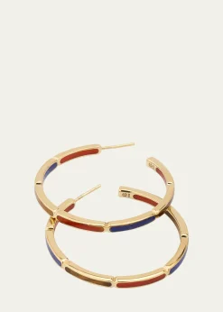 THIS ITEM IS NOT AVAILABLE.Jan LeslieInside Out Gemstone Hoop Earrings