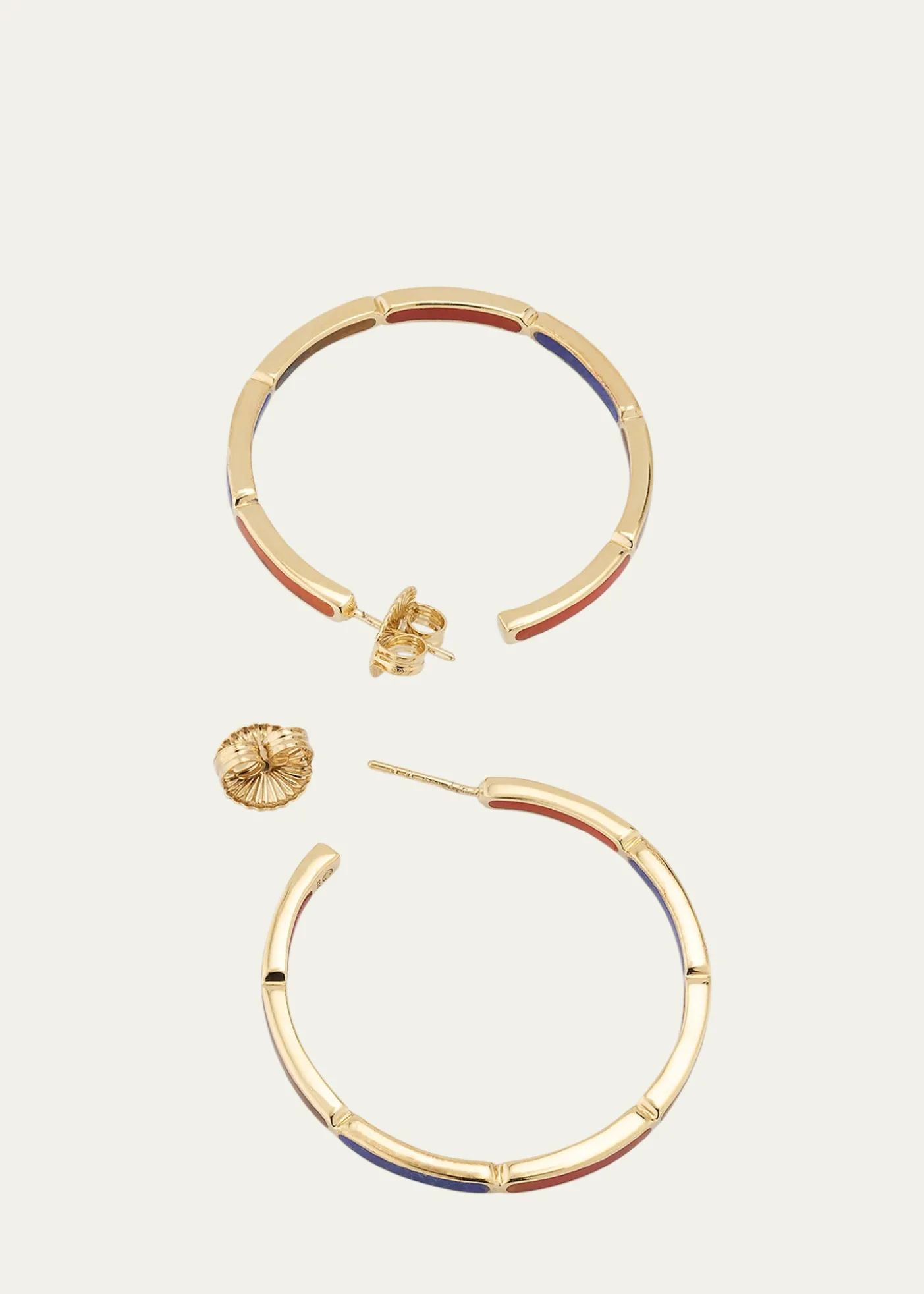 THIS ITEM IS NOT AVAILABLE.Jan LeslieInside Out Gemstone Hoop Earrings