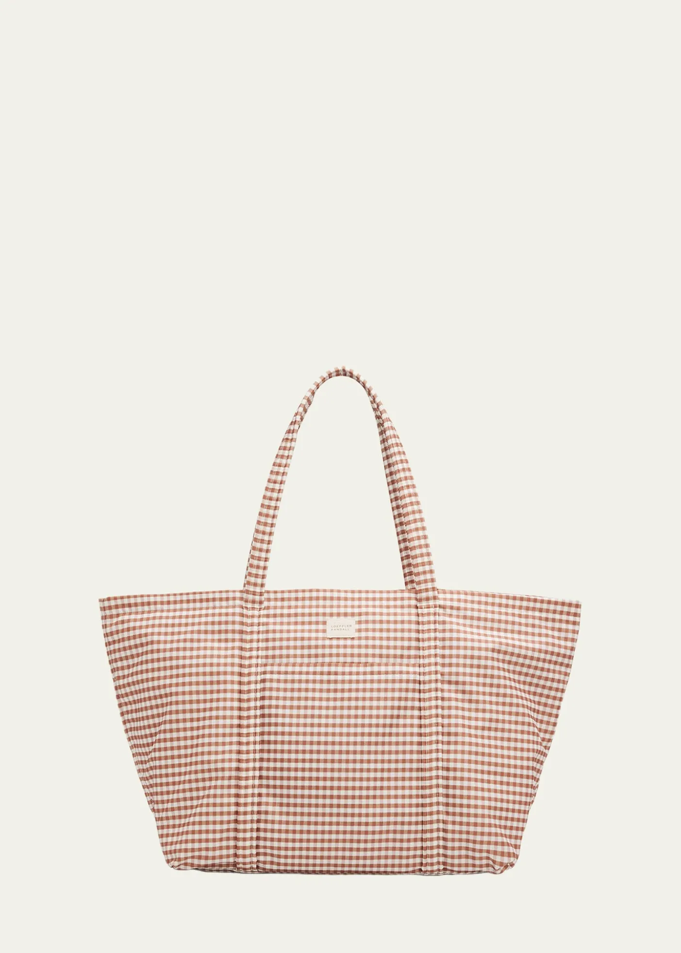 THIS ITEM IS NOT AVAILABLE.Loeffler RandallDina Travel Gingham Tote Bag