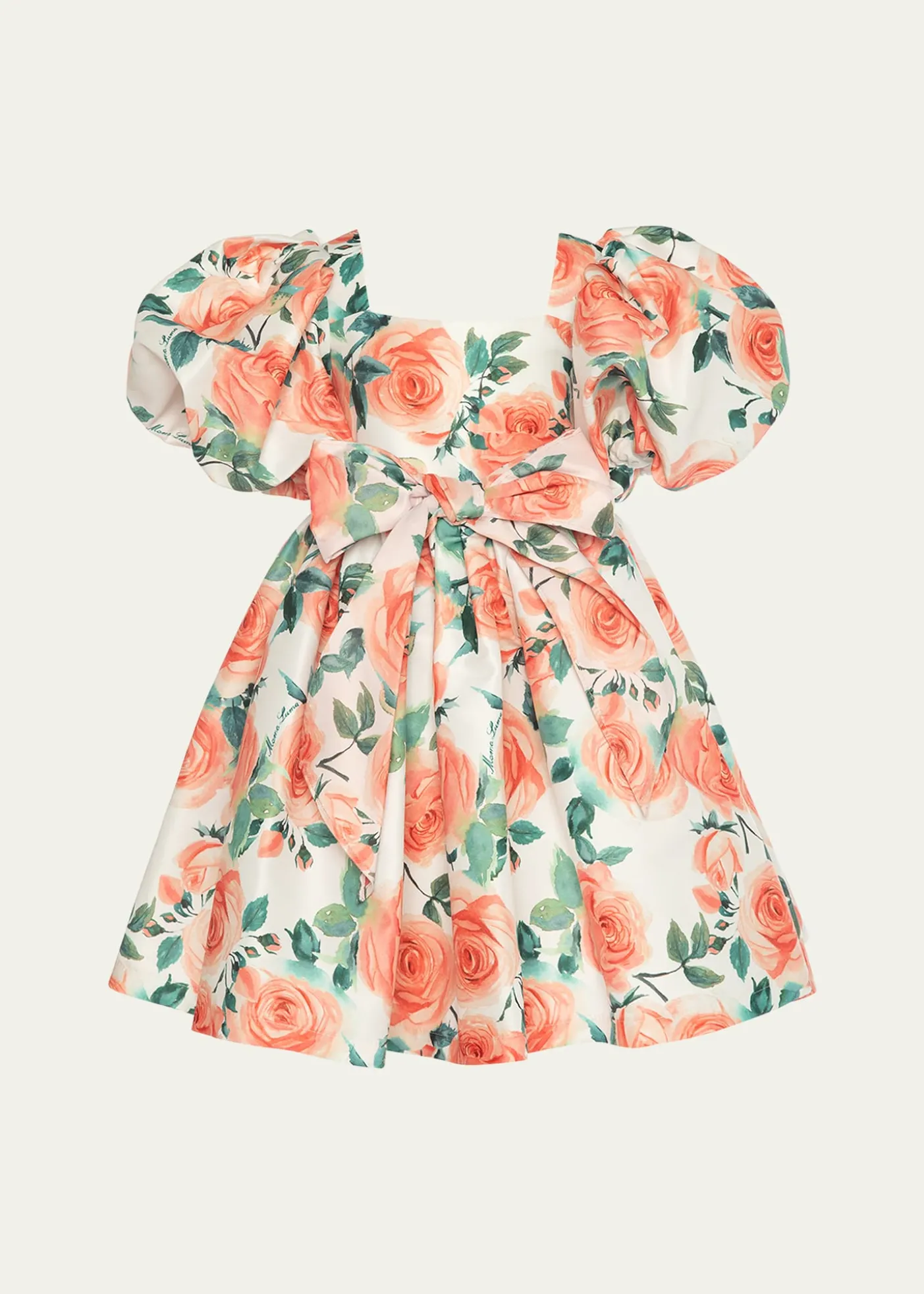 THIS ITEM IS NOT AVAILABLE.Mama LumaGirl's Rose Balloon-Sleeve Dress, SIze 3T-12