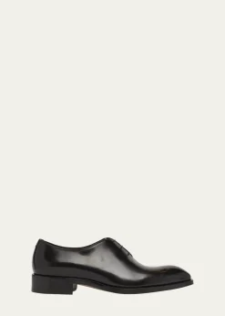 THIS ITEM IS NOT AVAILABLE.TOM FORDMen's Burnished Leather Oxfords