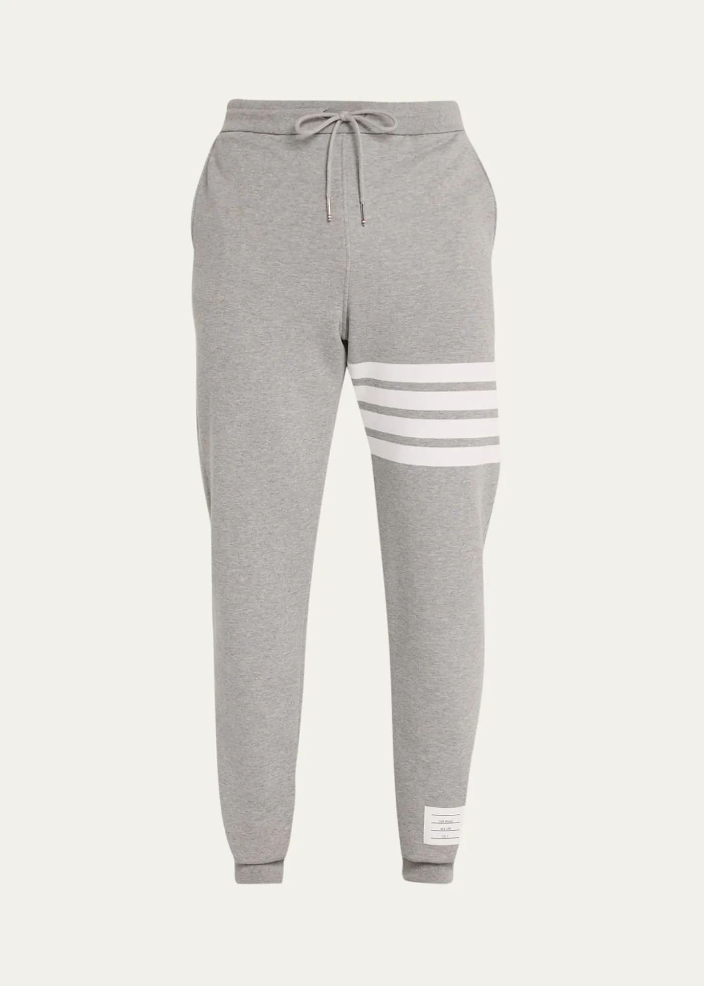 Thom BrowneMen's Classic Drawstring Sweatpants with Stripe Detail