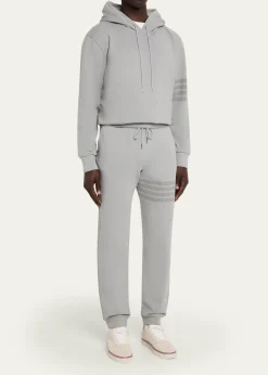 Thom BrowneMen's 4-Bar Cotton Sweatpants