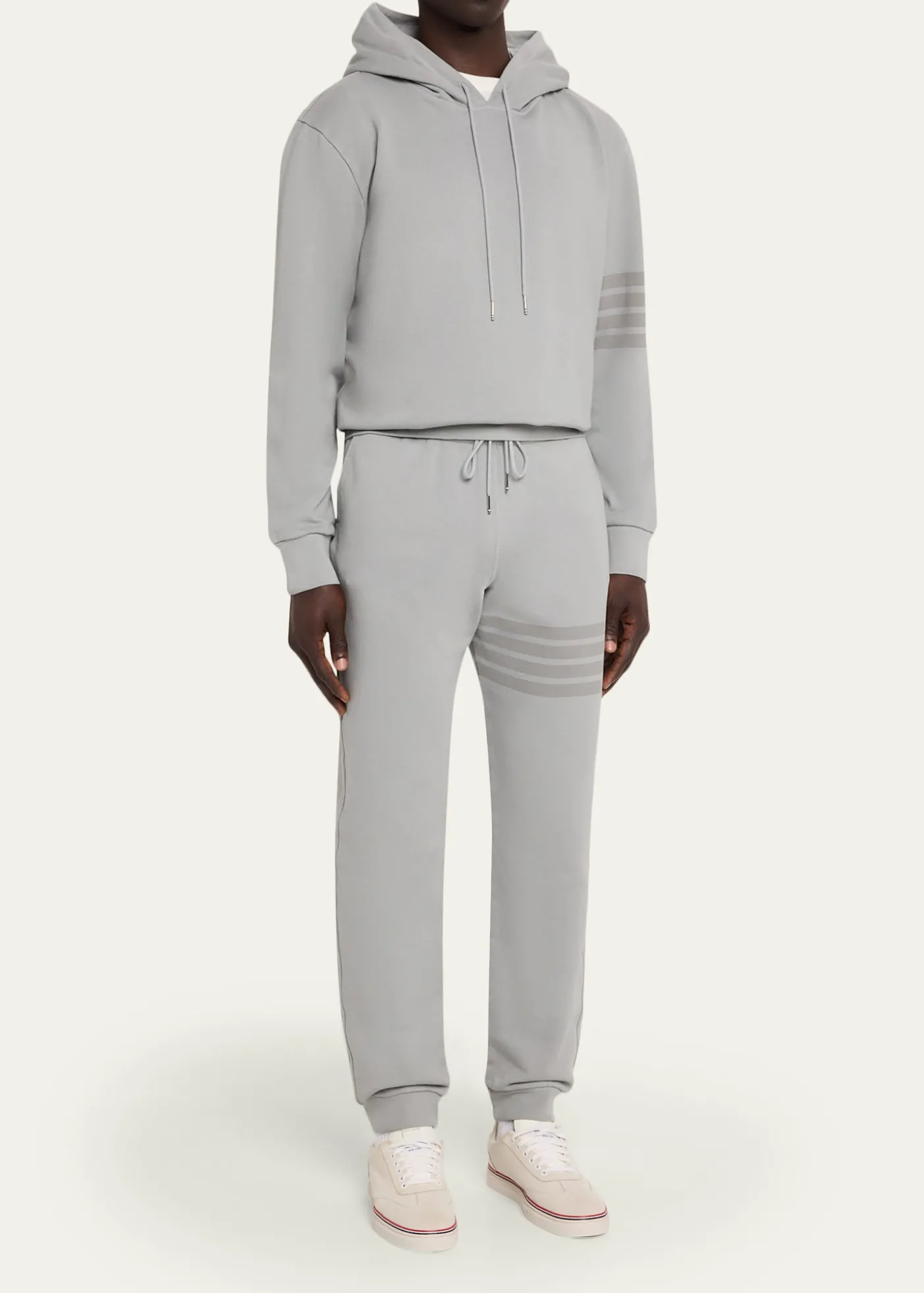 Thom BrowneMen's 4-Bar Cotton Sweatpants