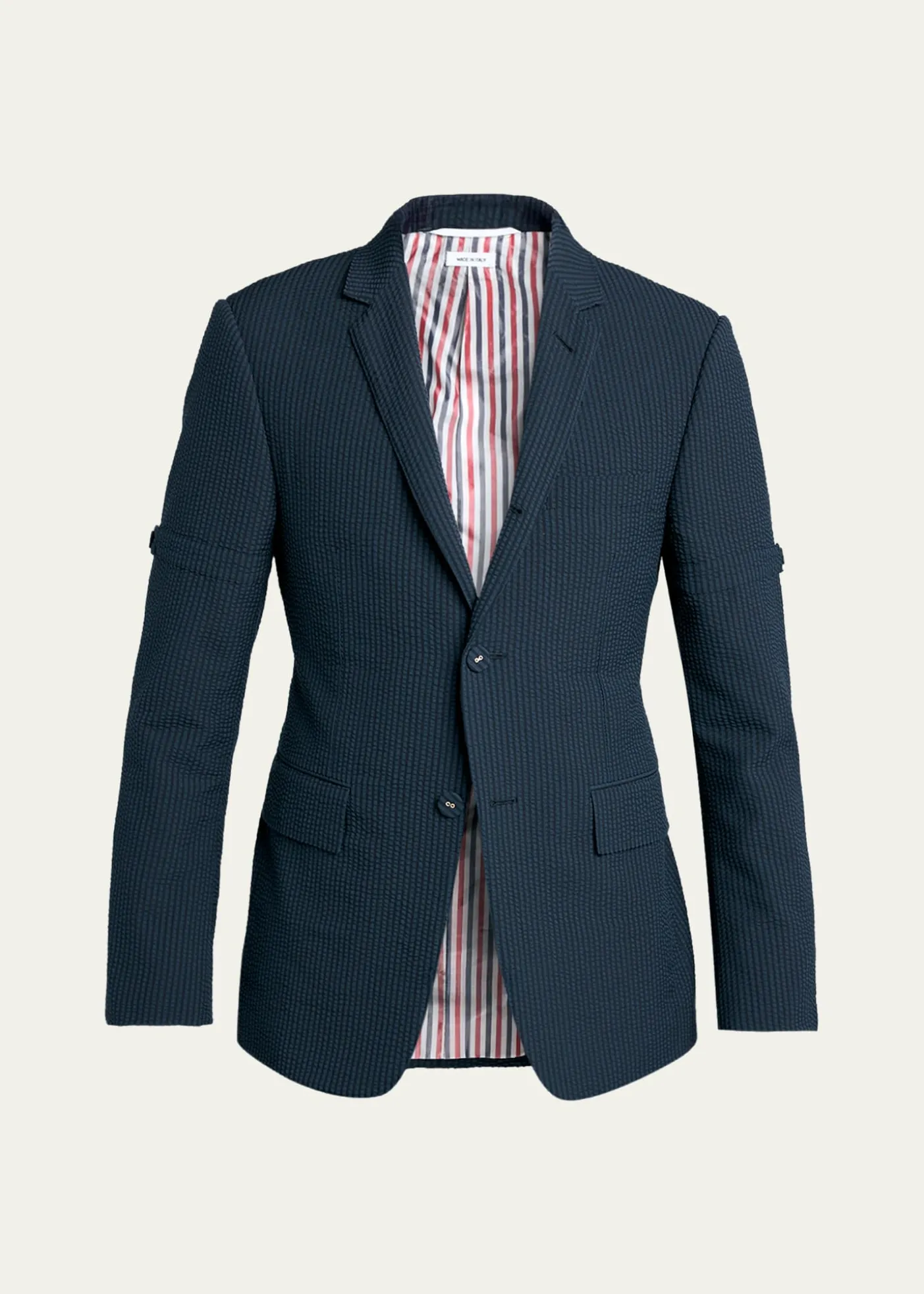 Thom BrowneMen's Wool Seersucker Single-Breasted Sport Coat