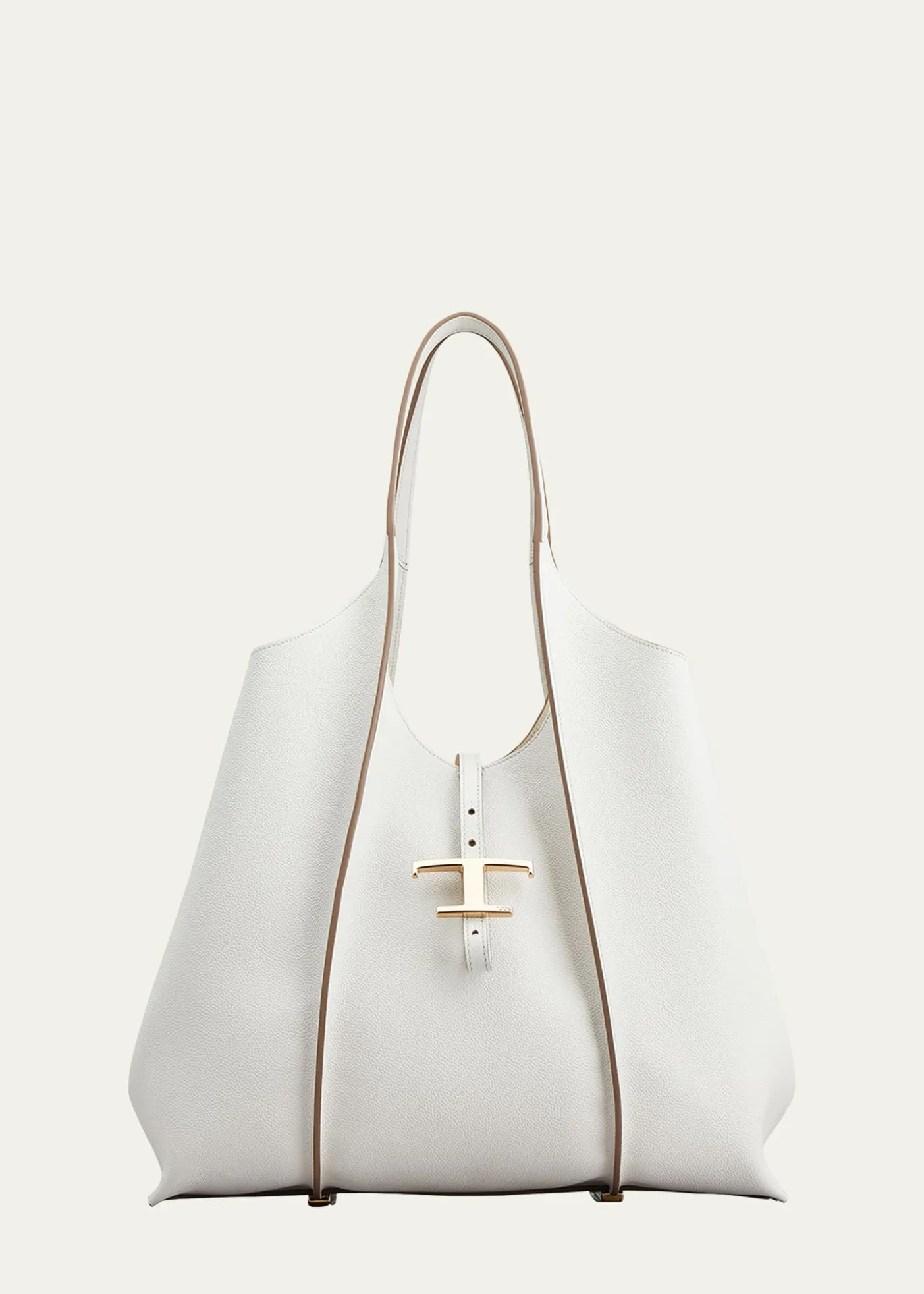 Tod'sMedium Leather T Timeless Tote Shopping Bag