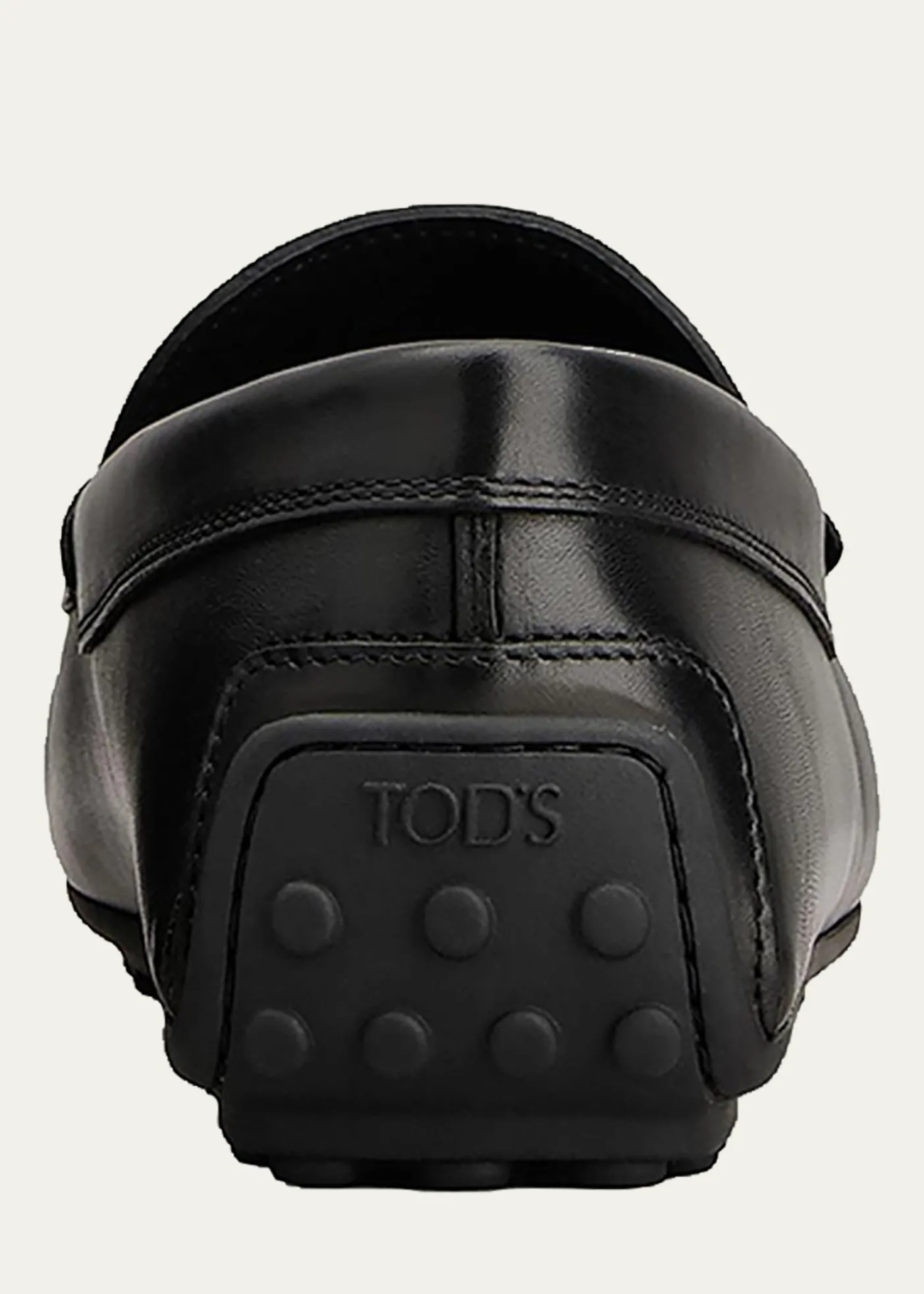 Tod'sMen's Leather Moc-Toe Penny Loafers
