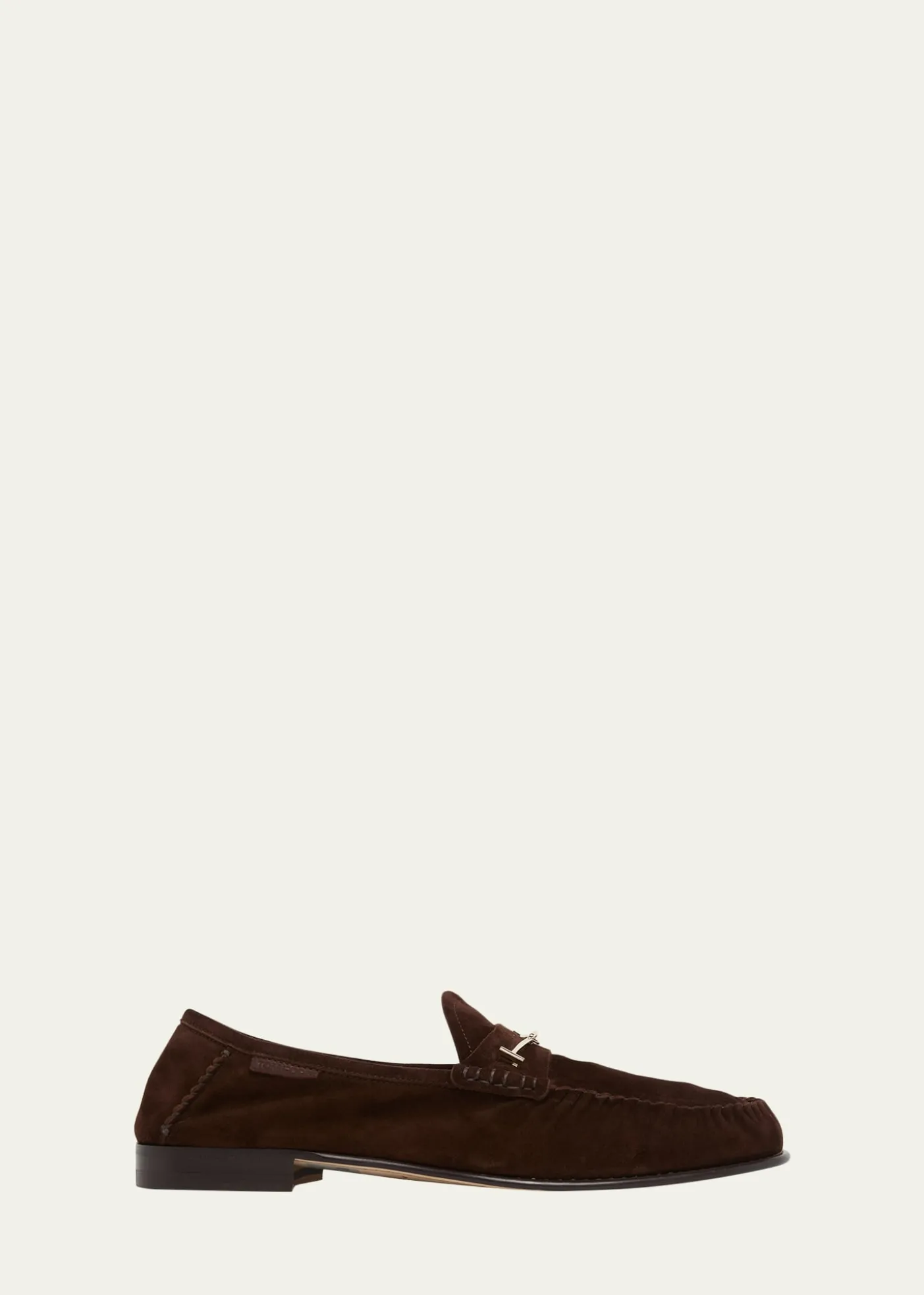 TOM FORDMen's Ripley Suede Moccasin T-Bit Loafers