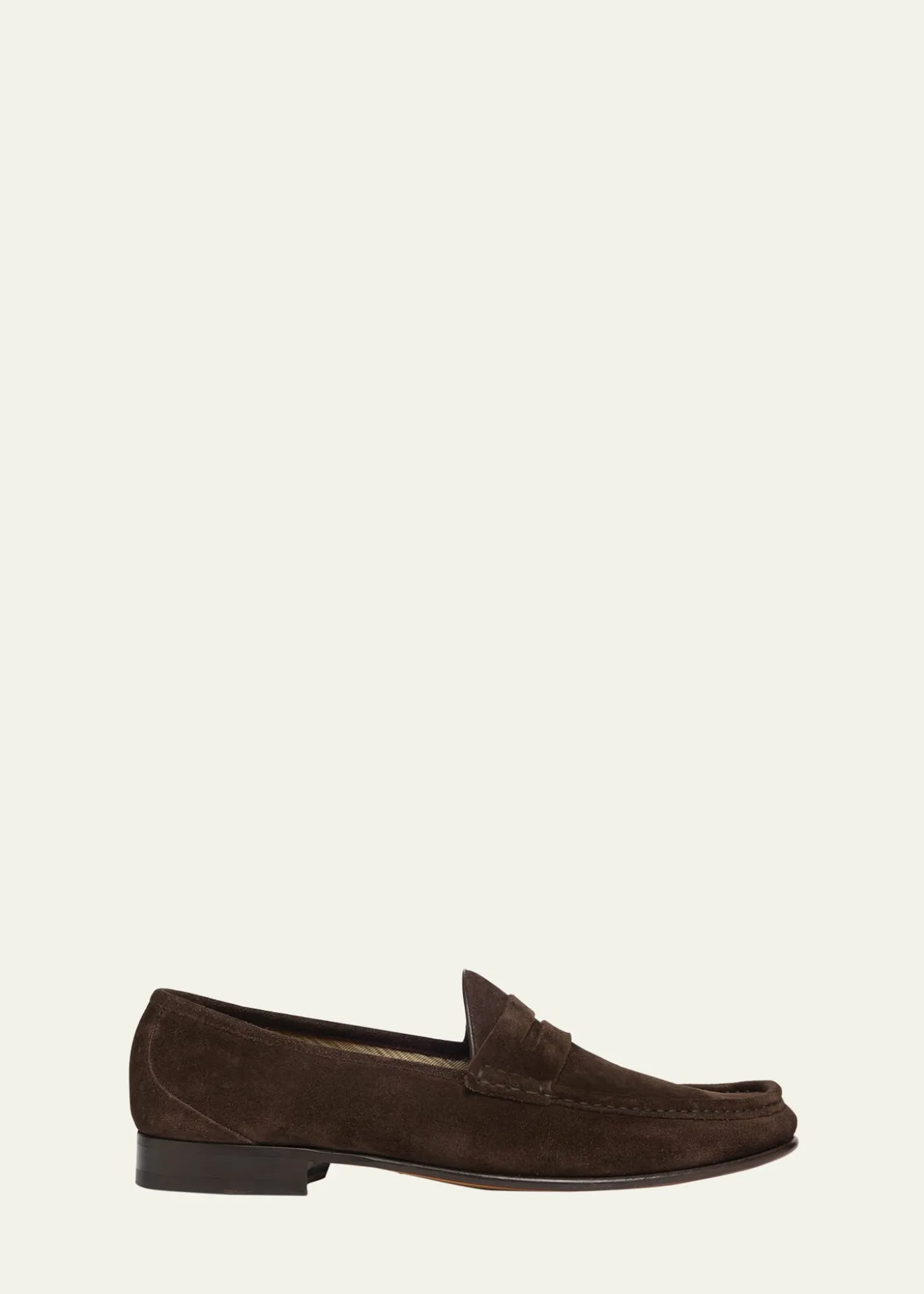 TOM FORDMen's York Suede Penny Loafers