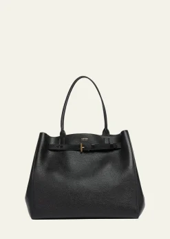 TOM FORDAudrey Large Grained Leather Tote Bag