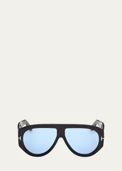 TOM FORDBronson 60MM Acetate Pilot Sunglasses