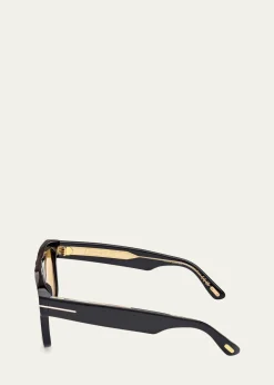 TOM FORDIcon T-Monogram Aviator Sunglasses