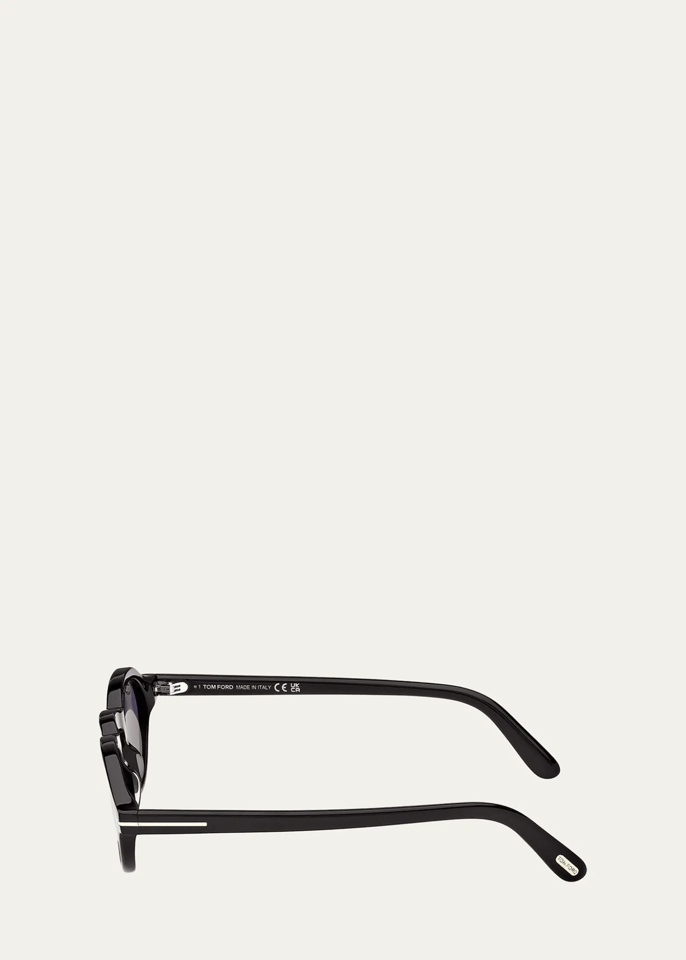 TOM FORDMen's Aristotele-02 Acetate Round Sunglasses